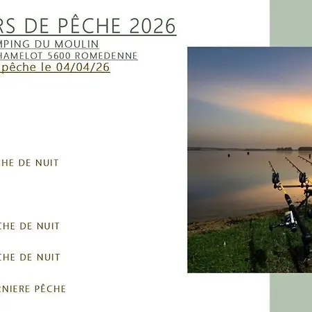 Campeggio Du Moulin étang De Pêche Ferme Nature